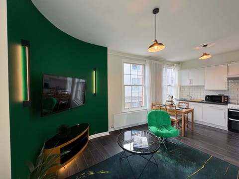 Elegant living space with curated interiors in Norwich Lanes.