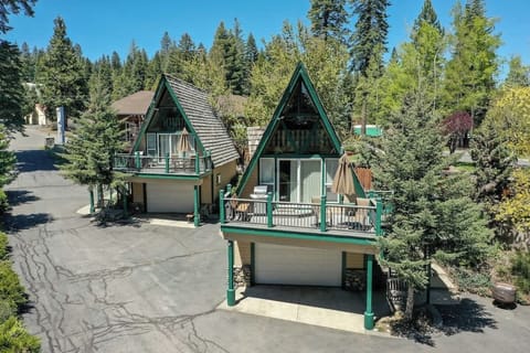 Lassen Chalet on the leftPlumas Chalet on the right