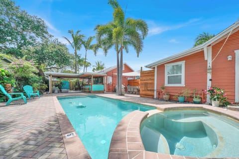 Private backyard oasis with pool and spa — your own slice of paradise.