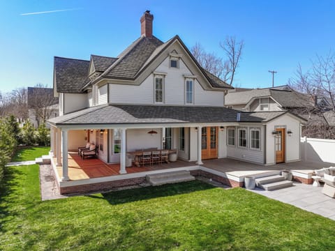 Exterior view of outdoor entertainment space
