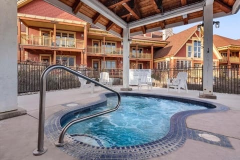Soak after adventures with soothing jets and quiet seating nearby.