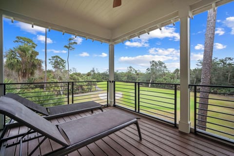 Back Deck with Golf Views