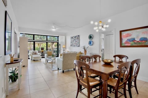 Open-concept Living and Dining Area