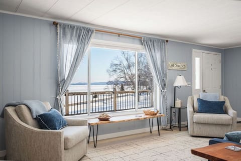 Incredible view of Lake Charlevoix from the Living Room