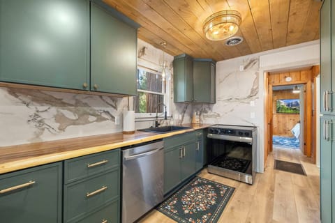 Note: Kitchen now has a large vent over the stove. Everything is this kitchen is new and ready for you to enjoy.