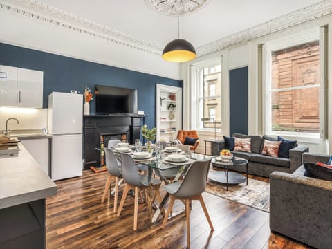 Open plan living space | The Renfrew Residence, Glasgow City Centre