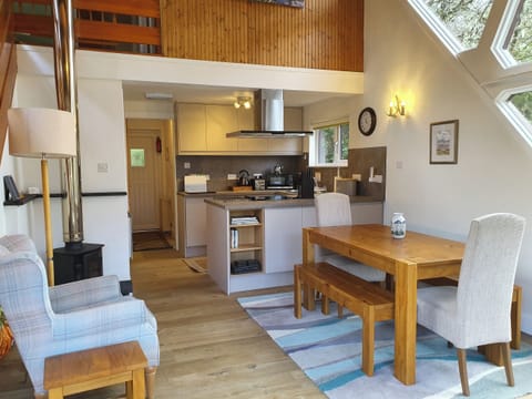 Open plan living space | Blair Lodge - Invergloy Riverside Lodges, Spean Bridge