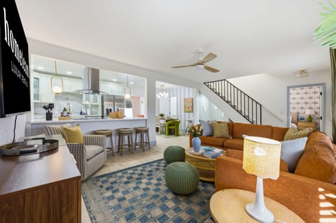 Open, airy, and ready for gatherings, solo time, or spontaneous dance-offs.