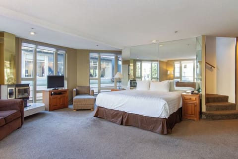 Bedroom. Interior and views may vary based on location and availability