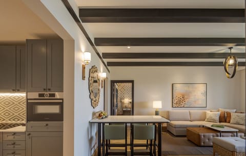 Gather for meals in an open-plan space made for togetherness.