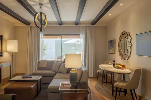 Sip wine and share bites at the intimate dining nook.