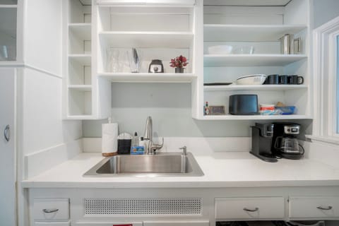 Coffee bar and sink for easy mornings