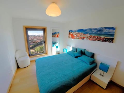 Double Bedroom equipped with a 'king size' bed and offering a beautiful view.