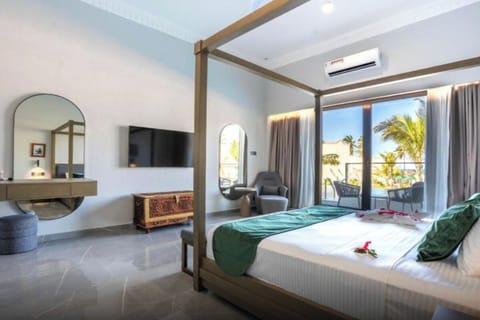 Bedroom. Interior and views may vary based on location and availability