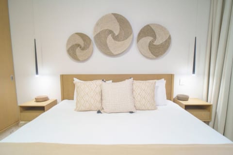 Sink into plush pillows for a calm, restful night.