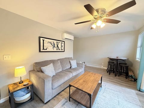 Curl up in the inviting living room & stream your favorites on the smart TV​