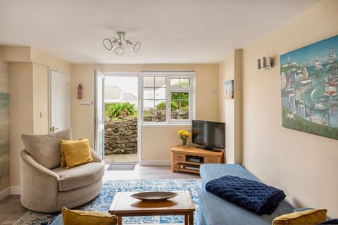 Living room and front door