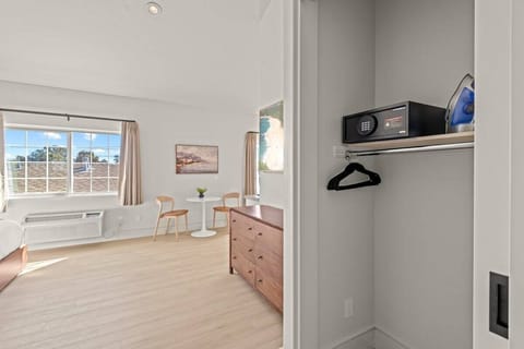 Stay worry-free with essentials and a secure safety deposit box.