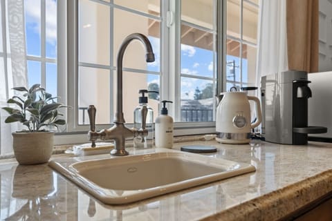 Kitchenette with Nespresso Coffee Machine and Mini Fridge - No Stove