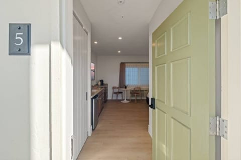 Unit 5's main entrance