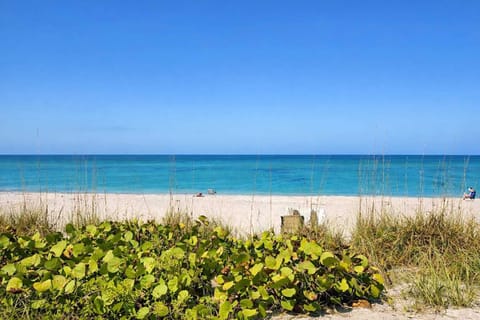 Englewood Beach turquoise water directly in front of Sunburst condos