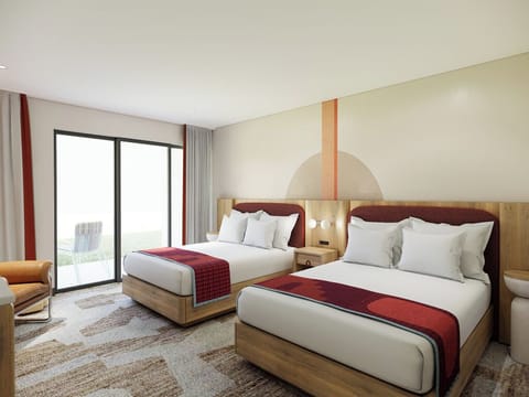 Bedroom. Interior and views may vary based on location and availability.