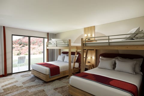 Bedroom. Interior and views may vary based on location and availability.