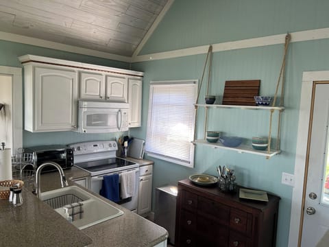 Fully stocked kitchen