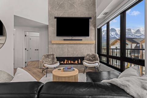 Hard to beat this cozy living room with stunning views!