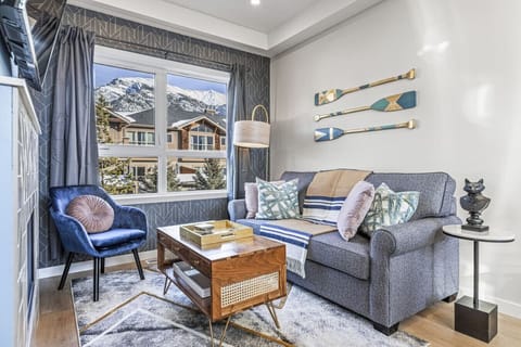 Watch TV or relax with the mountain views.