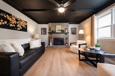 Unwind in a beautifully decorated living room that blends comfort and style effortlessly.