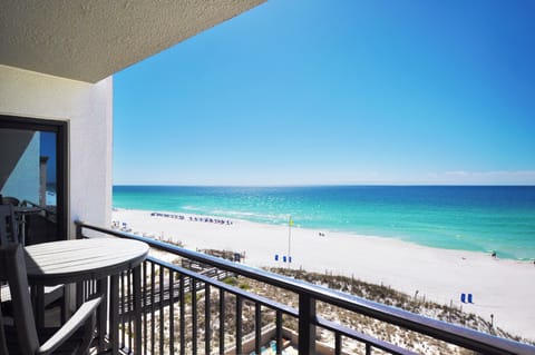 Balcony - Emerald Isle Resort unit 601, Okaloosa Island, Fort Walton Beach Vacation Rentals by Sunset Resort Rentals