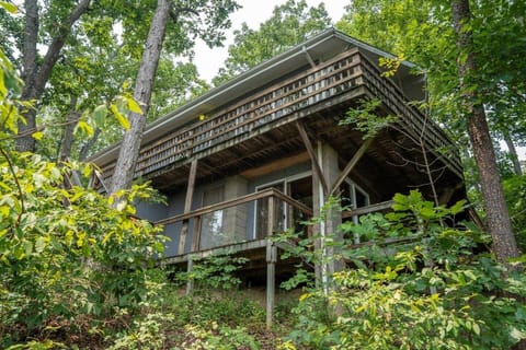 surrounded by woods you'll feel like you're staying in a tree house