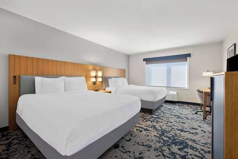 Stretch out in a spacious two-bed room for easy comfort.