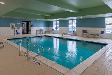 Dive into a refreshing swim in the heated indoor pool.