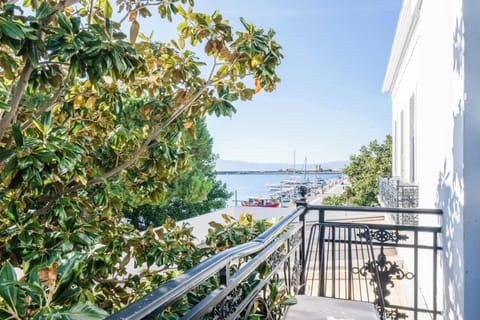 Private Balcony with Green & Sea Views and Outdoor Seating