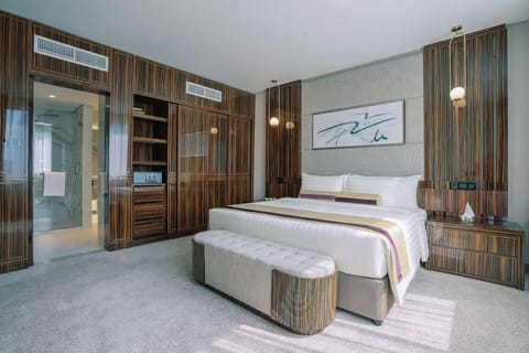 Bedroom. Interior and views may vary based on location and availability.