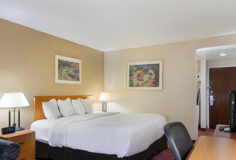 Arrive to a bright, inviting room made for deep rest.