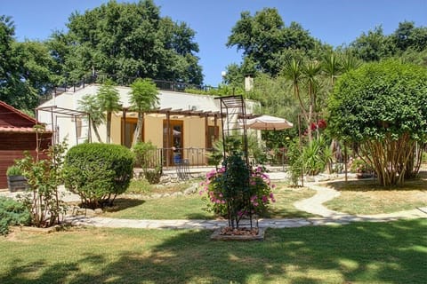 House from the garden. 