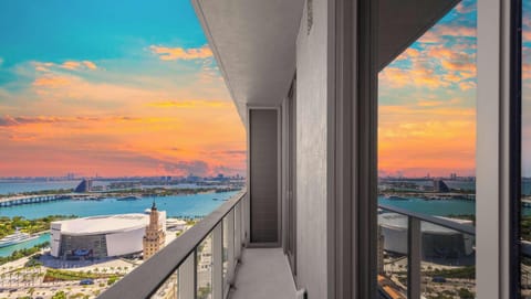 Apartment and balcony views 