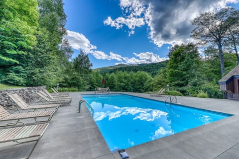 The best view from a pool in The Valley.