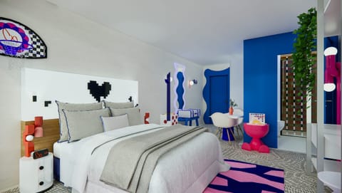 Bedroom. Interior and views may vary based on location and availability