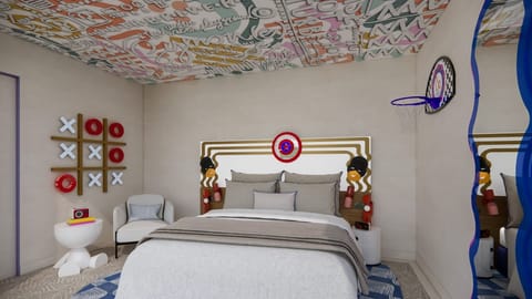Bedroom. Interior and views may vary based on location and availability