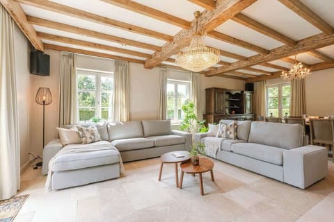 Authentic living space with spacious sitting area