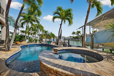 Canal side pool 
