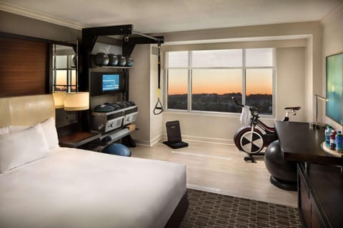 Wake up energized with in-room fitness and sunset views.