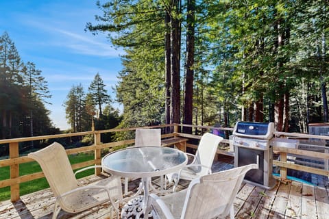 Host barbecues or simply soak in the sun on this spacious deck, offering a seamless blend of indoor and outdoor living.