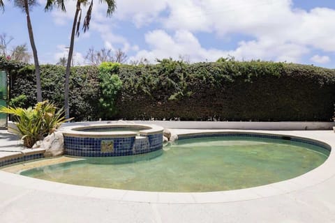 Shared pool w/ surrounding greenery, a refreshing spot to cool off