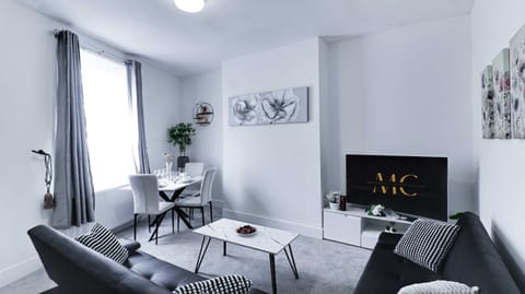 Unwind after a long day in this bright, open living space, perfect for relaxing with colleagues or enjoying a quiet evening in front of the TV.
