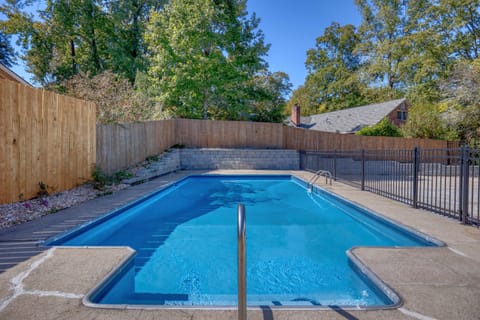 Beautiful blue pool